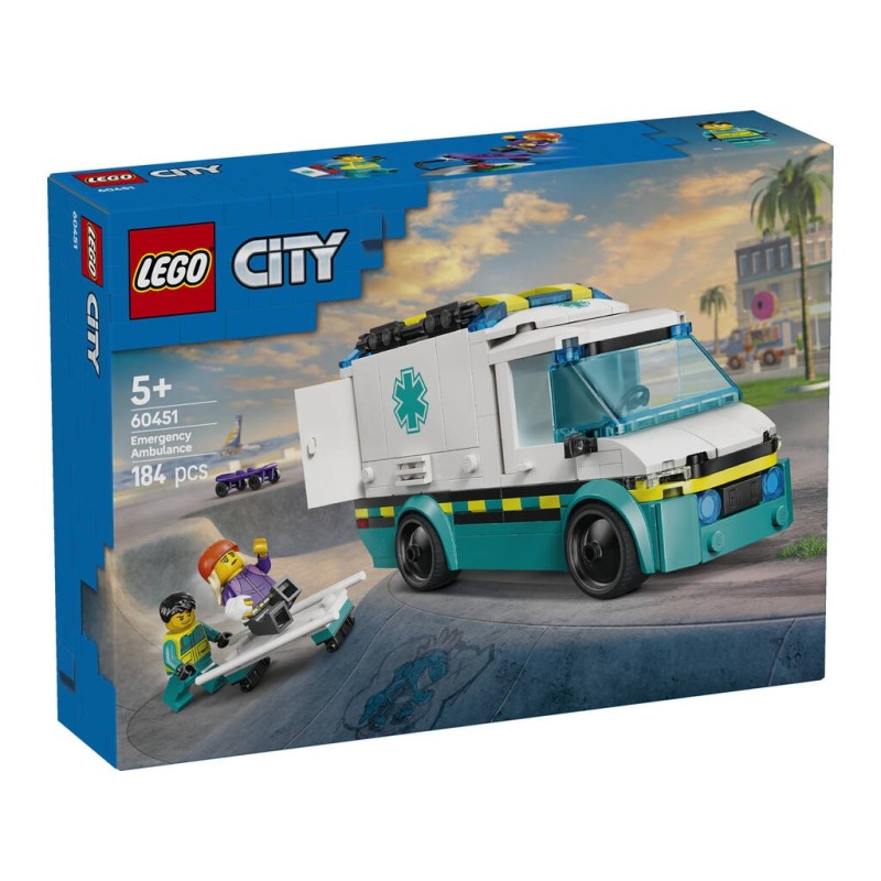 Compra Lego City Great Vehicles Ambulancia De Emergencias al mejor precio | Juguetilandia Canarias