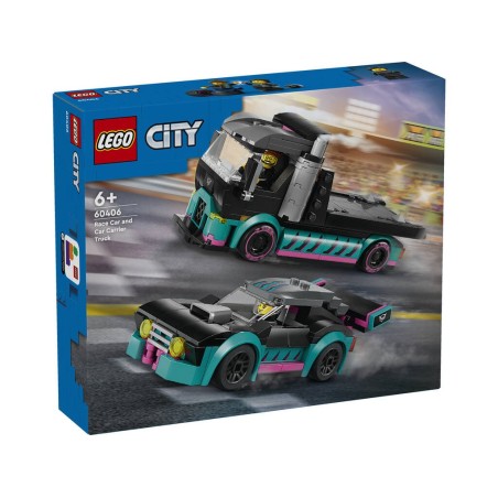 Compra Lego City Great Vehicles Coche De Carreras Y Camion De Transporte al mejor precio | Juguetilandia Canarias