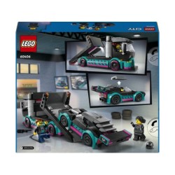 Compra Lego City Great Vehicles Coche De Carreras Y Camion De Transporte al mejor precio | Juguetilandia Canarias
