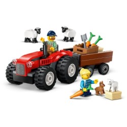 Compra Lego City Great Vehicles Tractor Rojo Con Remolque Y Oveja al mejor precio | Juguetilandia Canarias