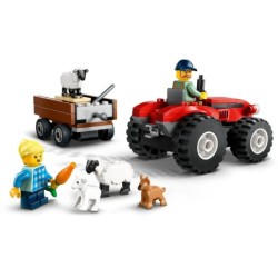 Compra Lego City Great Vehicles Tractor Rojo Con Remolque Y Oveja al mejor precio | Juguetilandia Canarias