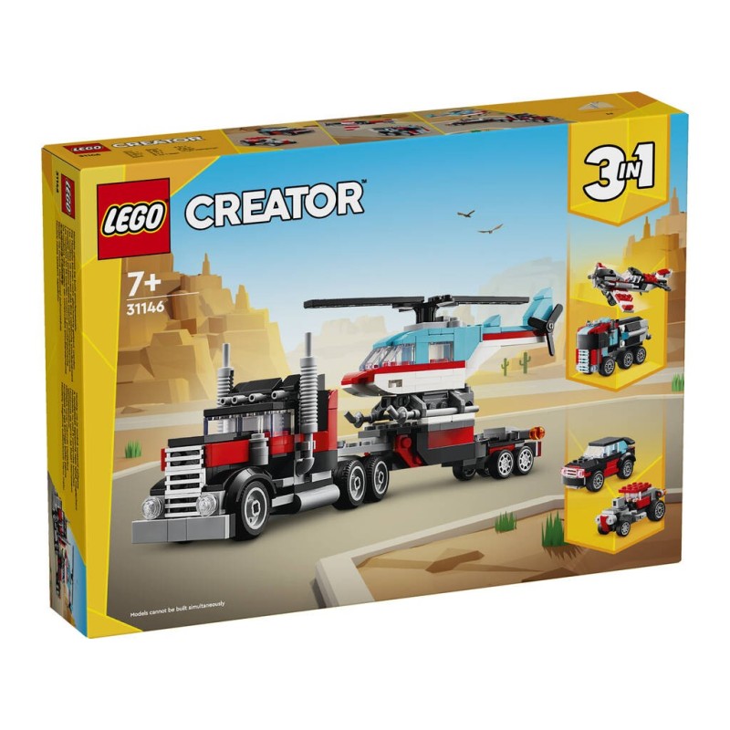 Compra Lego Creator Camion Plataforma Con Helicoptero al mejor precio | Juguetilandia Canarias Compra Lego Creator Camion Plataforma Con Helicoptero al mejor precio | Juguetilandia Canarias