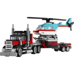 Compra Lego Creator Camion Plataforma Con Helicoptero al mejor precio | Juguetilandia Canarias