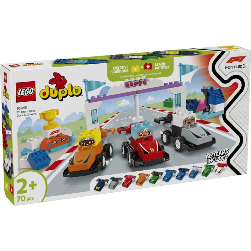 Compra Lego Duplo Town Coches De Carreras Y Pilotos Del Equipo De F1 al mejor precio | Juguetilandia Canarias