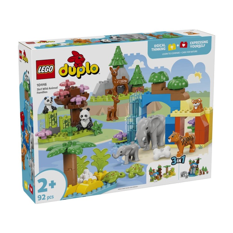 Compra Lego Duplo Town Familias De La Fauna Salvaje 3 En 1 al mejor precio | Juguetilandia Canarias Compra Lego Duplo Town Familias De La Fauna Salvaje 3 En 1 al mejor precio | Juguetilandia Canarias