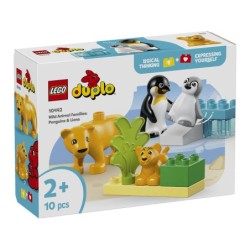 Compra Lego Duplo Town Familias De La Fauna Salvaje: Pingüinos Y Leones al mejor precio | Juguetilandia Canarias