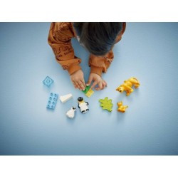 Compra Lego Duplo Town Familias De La Fauna Salvaje: Pingüinos Y Leones al mejor precio | Juguetilandia Canarias
