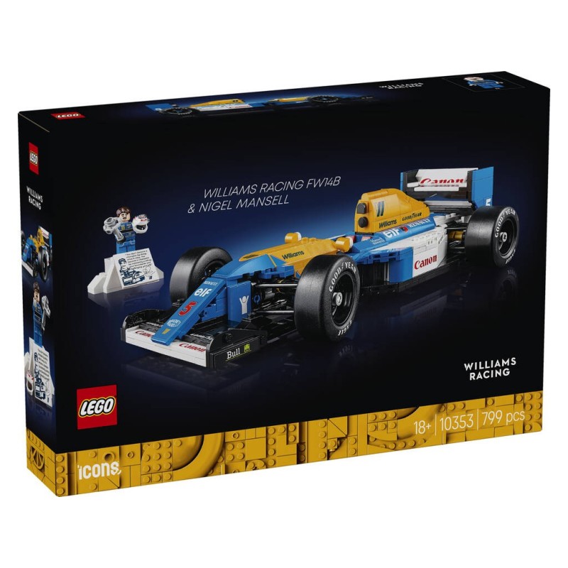 Compra Lego Icons Williams Racing Fw14b Y Nigel Mansell al mejor precio | Juguetilandia Canarias