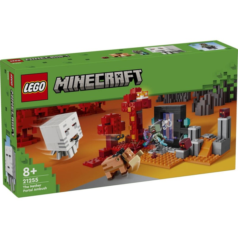 Compra Lego Minecraft La Emboscada En El Portal Del Nether al mejor precio | Juguetilandia Canarias Compra Lego Minecraft La Emboscada En El Portal Del Nether al mejor precio | Juguetilandia Canarias