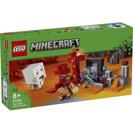 Compra Lego Minecraft La Emboscada En El Portal Del Nether al mejor precio | Juguetilandia Canarias