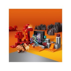 Compra Lego Minecraft La Emboscada En El Portal Del Nether al mejor precio | Juguetilandia Canarias