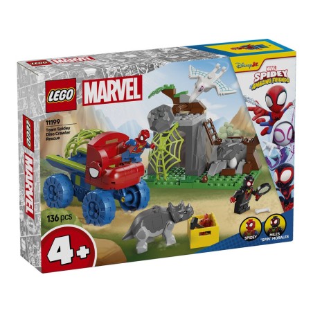 Compra Lego Spidey Todoterreno Dinosaurio Y Equipo Spidey Al Rescate al mejor precio | Juguetilandia Canarias