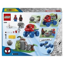 Compra Lego Spidey Todoterreno Dinosaurio Y Equipo Spidey Al Rescate al mejor precio | Juguetilandia Canarias
