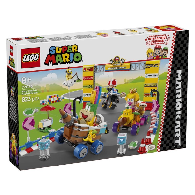 Compra Lego Super Mario Mario Kart: Set Bebe Peach Y Grand Prix al mejor precio | Juguetilandia Canarias