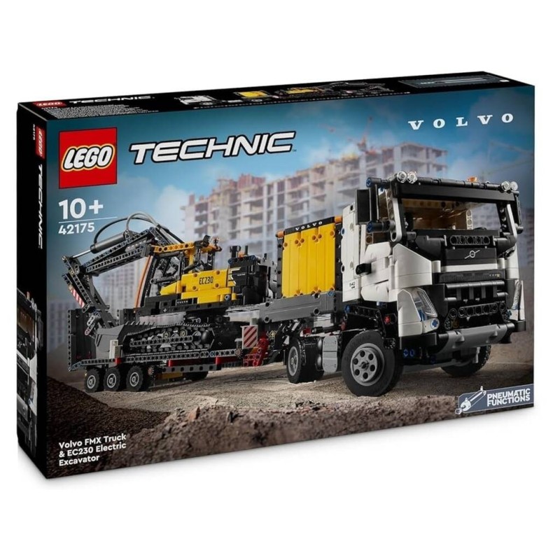Compra Lego Technic Camion Fmx Y Excavadora Electrica Ec230 Volvo al mejor precio | Juguetilandia Canarias