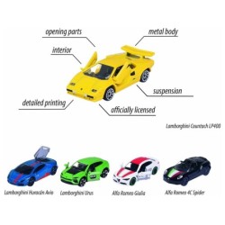 Compra Majorette Dreams Cars Italia Gp 5 Coches al mejor precio | Juguetilandia Canarias