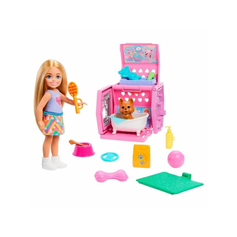 Compra Mattel Barbie Club Chelsea Con Perro Y Transportin al mejor precio | Juguetilandia Canarias Compra Mattel Barbie Club Chelsea Con Perro Y Transportin al mejor precio | Juguetilandia Canarias