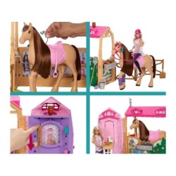 Compra Mattel Barbie Muñeca Con Caballo Y Establo al mejor precio | Juguetilandia Canarias