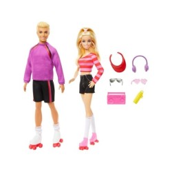 Compra Mattel Barbie Y Ken 65 Aniversario Pack 2 Muñecos Patinadores Con Accesorios al mejor precio | Juguetilandia Canarias