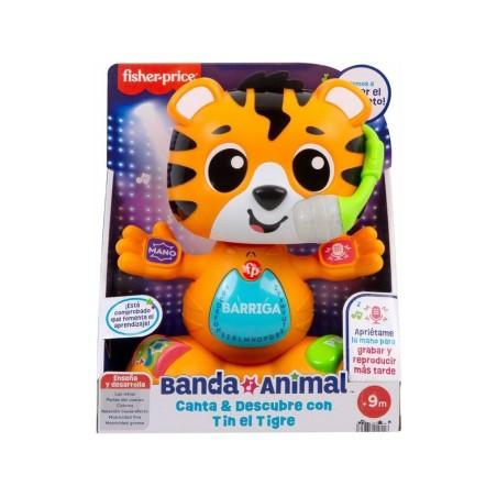 Compra Mattel Fisher-Price Banda Animal Tin El Tigre al mejor precio | Juguetilandia Canarias
