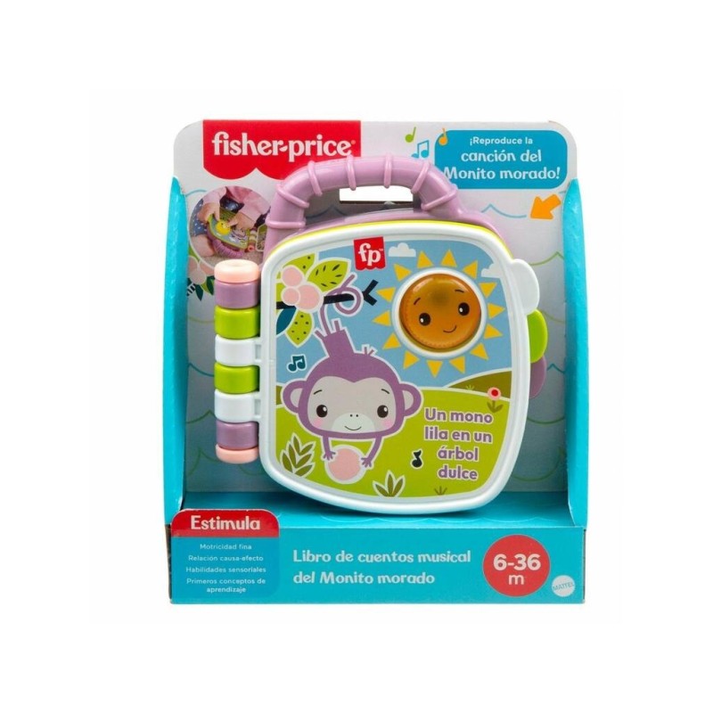 Compra Mattel Fisher-Price Libro Musical Mono Morado al mejor precio | Juguetilandia Canarias Compra Mattel Fisher-Price Libro Musical Mono Morado al mejor precio | Juguetilandia Canarias