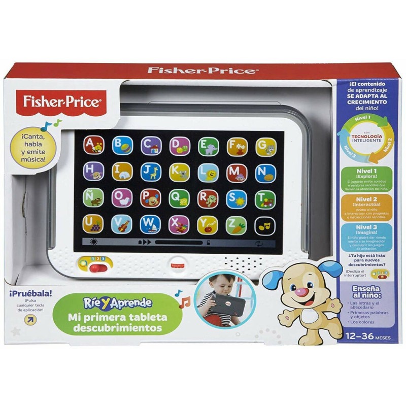Compra Mattel Fisher-Price Rie Y Aprende Mi Primera Tableta Descubrimientos al mejor precio | Juguetilandia Canarias Compra Mattel Fisher-Price Rie Y Aprende Mi Primera Tableta Descubrimientos al mejor precio | Juguetilandia Canarias