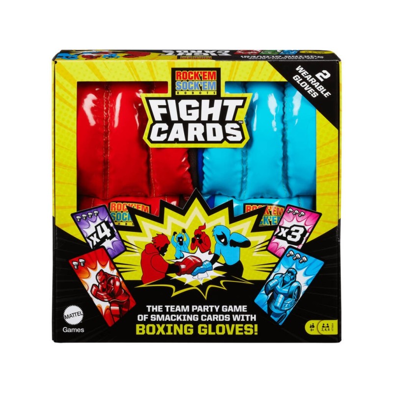Compra Mattel Games Rock'em Sock'em Robots Cartas De Lucha al mejor precio | Juguetilandia Canarias