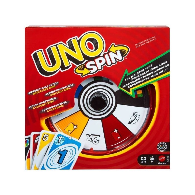 Compra Mattel Games Uno Spin al mejor precio | Juguetilandia Canarias Compra Mattel Games Uno Spin al mejor precio | Juguetilandia Canarias