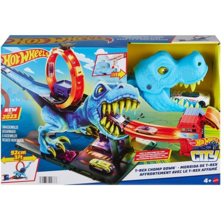 Compra Mattel Hot Wheels City Desafio Del T-Rex al mejor precio | Juguetilandia Canarias