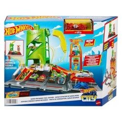 Compra Mattel Hot Wheels City Estacion De Carga De Electricos al mejor precio | Juguetilandia Canarias