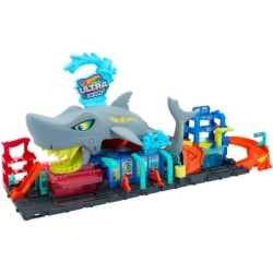 Compra Mattel Hot Wheels City Tunel De Lavado Con Tiburon al mejor precio | Juguetilandia Canarias