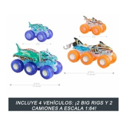 Compra Mattel Hot Wheels Monster Trucks Multipack Camiones Y Big Rings al mejor precio | Juguetilandia Canarias