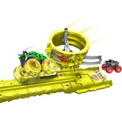 Compra Mattel Hot Wheels Monster Trucks Race &Amp Chase Challenge Pista Con 2 Coches al mejor precio | Juguetilandia Canarias