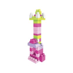 Compra Mattel Mega Bloks Bolsa  60 Rosa al mejor precio | Juguetilandia Canarias
