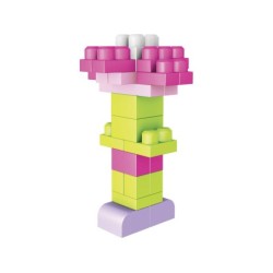 Compra Mattel Mega Bloks Bolsa  60 Rosa al mejor precio | Juguetilandia Canarias