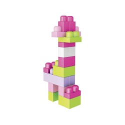 Compra Mattel Mega Bloks Bolsa  60 Rosa al mejor precio | Juguetilandia Canarias