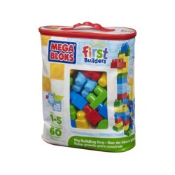 Compra Mattel Mega Bloks Bolsa Azul 60 Piezas al mejor precio | Juguetilandia Canarias
