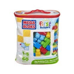 Compra Mattel Mega Bloks Bolsa Azul 60 Piezas al mejor precio | Juguetilandia Canarias