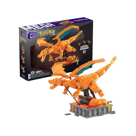 Compra Mattel Mega Construx Pokemon Charizard En Movimiento al mejor precio | Juguetilandia Canarias