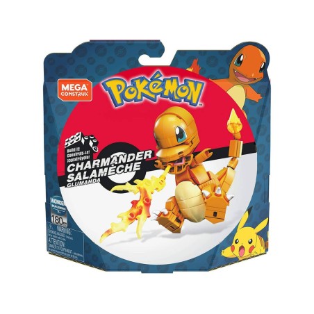 Compra Mattel Mega Construx Pokemon Construye Y Muestra Charmander al mejor precio | Juguetilandia Canarias