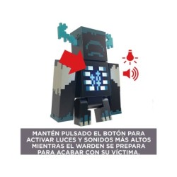 Compra Mattel Minecraft Warden Con Luces Y Sonidos al mejor precio | Juguetilandia Canarias