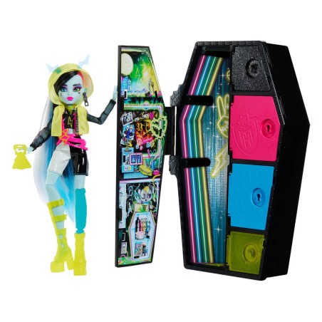 Compra Mattel Monster High Skulltimate Secrets Neon Frights Frankie Stein al mejor precio | Juguetilandia Canarias