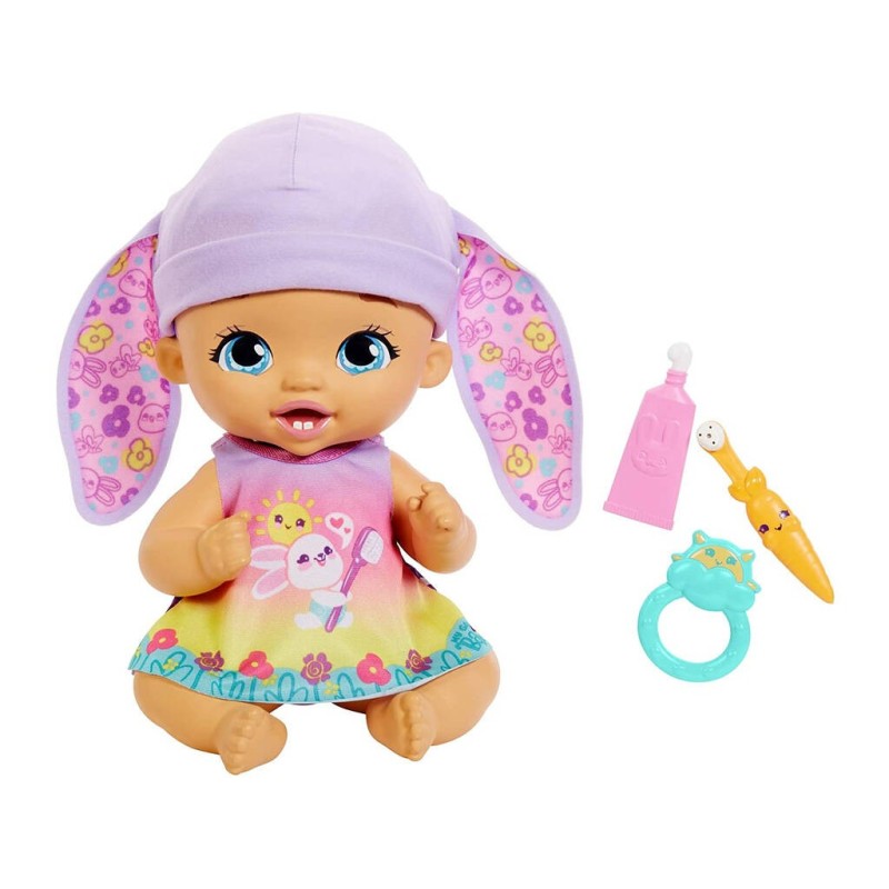 Compra Mattel My Garden Baby Conejito Dientes Limpios Lavanda al mejor precio | Juguetilandia Canarias
