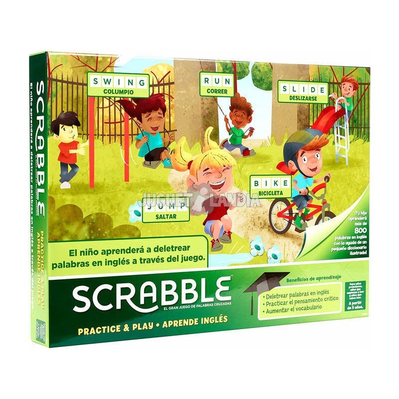 Compra Mattel Scrabble Practice And Play (1l) al mejor precio | Juguetilandia Canarias