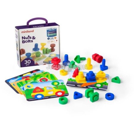 Compra Miniland Nuts And Bolts al mejor precio | Juguetilandia Canarias
