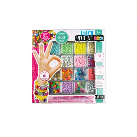 Compra Nice Perlas Abc 800 Piezas al mejor precio | Juguetilandia Canarias