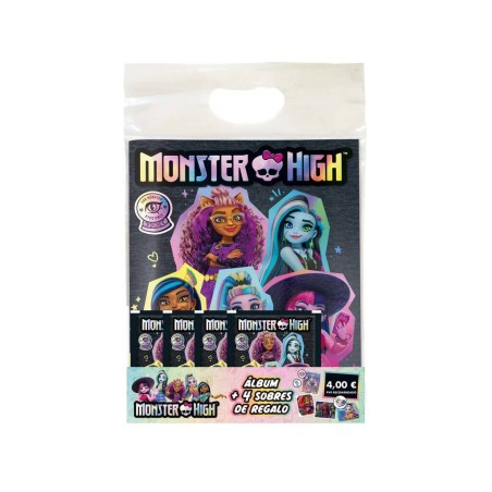 Compra Panini Pack Album + 4 Sobres Monster High Be Unique, Be Monstrous al mejor precio | Juguetilandia Canarias