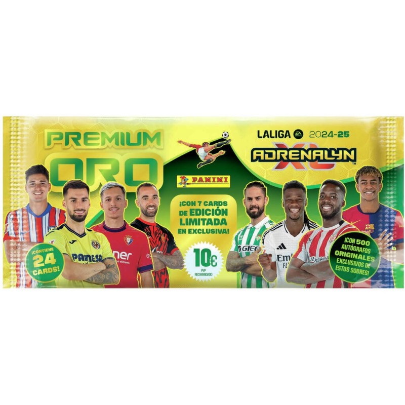 Compra Panini Sobre Premium Oro Adrenalyn Xl 2024-25 al mejor precio | Juguetilandia Canarias