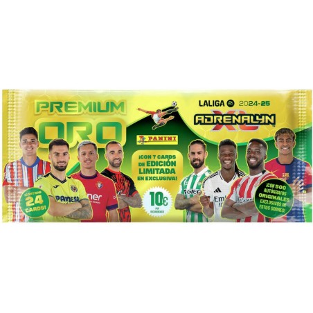 Compra Panini Sobre Premium Oro Adrenalyn Xl 2024-25 al mejor precio | Juguetilandia Canarias