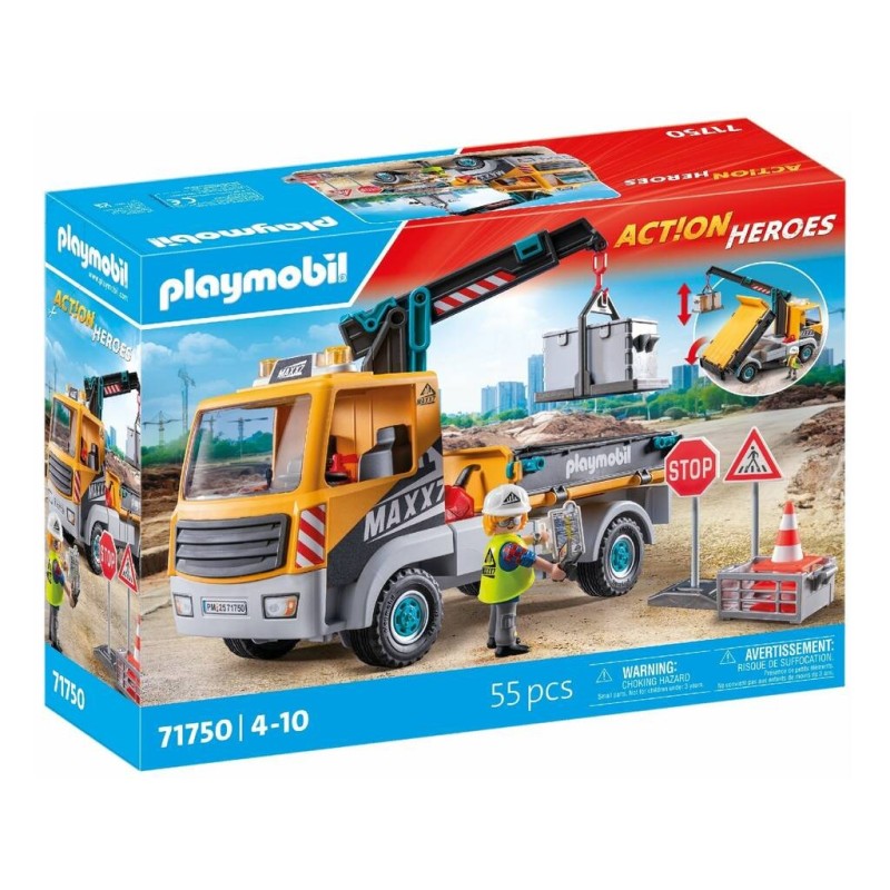 Compra Playmobil Camion De Construccion Con Grua al mejor precio | Juguetilandia Canarias